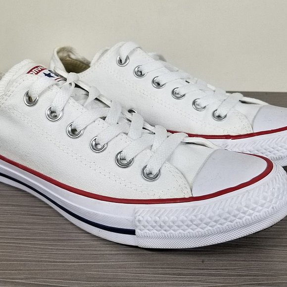 Converse All Star Ox Sneaker M7652C, Optical White, Womens Size 7 (Mens 5) - Picture 3 of 10